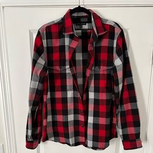 Express Men’s Plaid Flannel Button Down